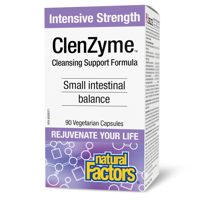 Natural Factors ClenZyme™ Intensive Strength  90 Vegetarian Capsules