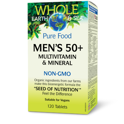Whole Earth & Sea® Men's 50+ Multivitamin & Mineral  120 Tablets