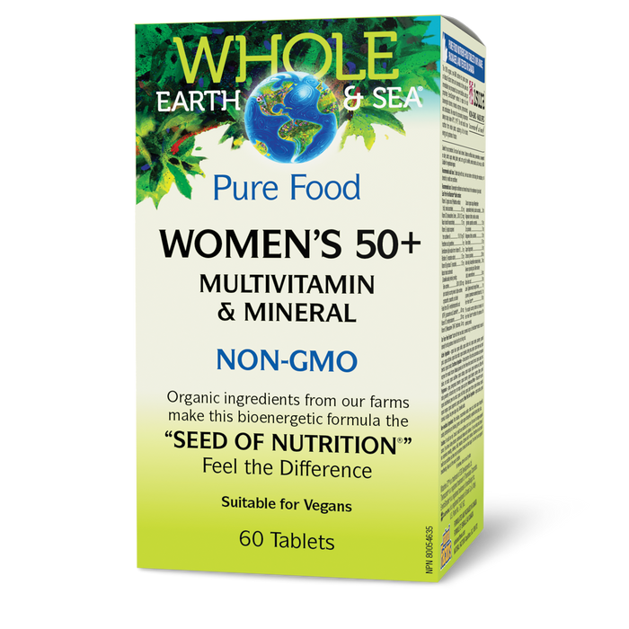 Whole Earth & Sea® Women’s 50+ Multivitamin & Mineral  60 Tablets