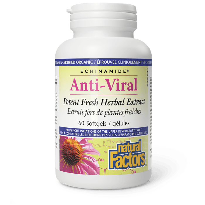 Natural Factors Anti-Viral Potent Fresh Herbal Extract  60 Softgels