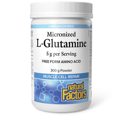 Natural Factors Micronized L-Glutamine 5 g 300 g Powder