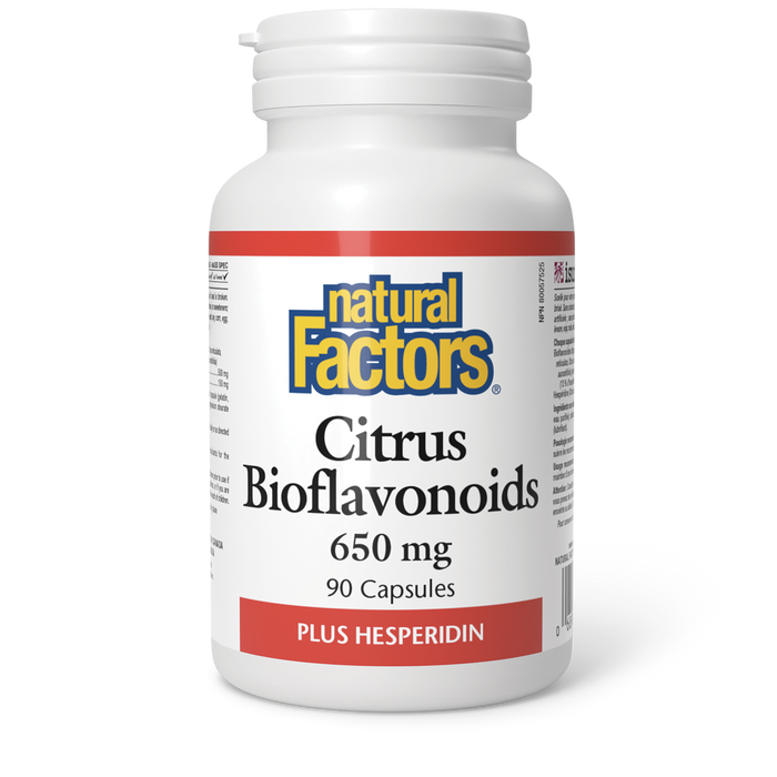 Natural Factors Citrus Bioflavonoids Plus Hesperidin 650 mg 90 Capsules