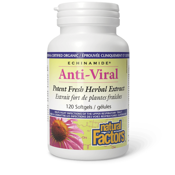 Natural Factors Anti-Viral Potent Fresh Herbal Extract  120 Softgels