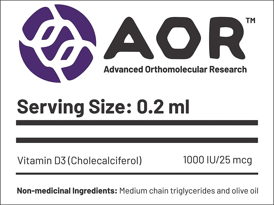 AOR Vitamin D3 Liquid (Adult) 100mL